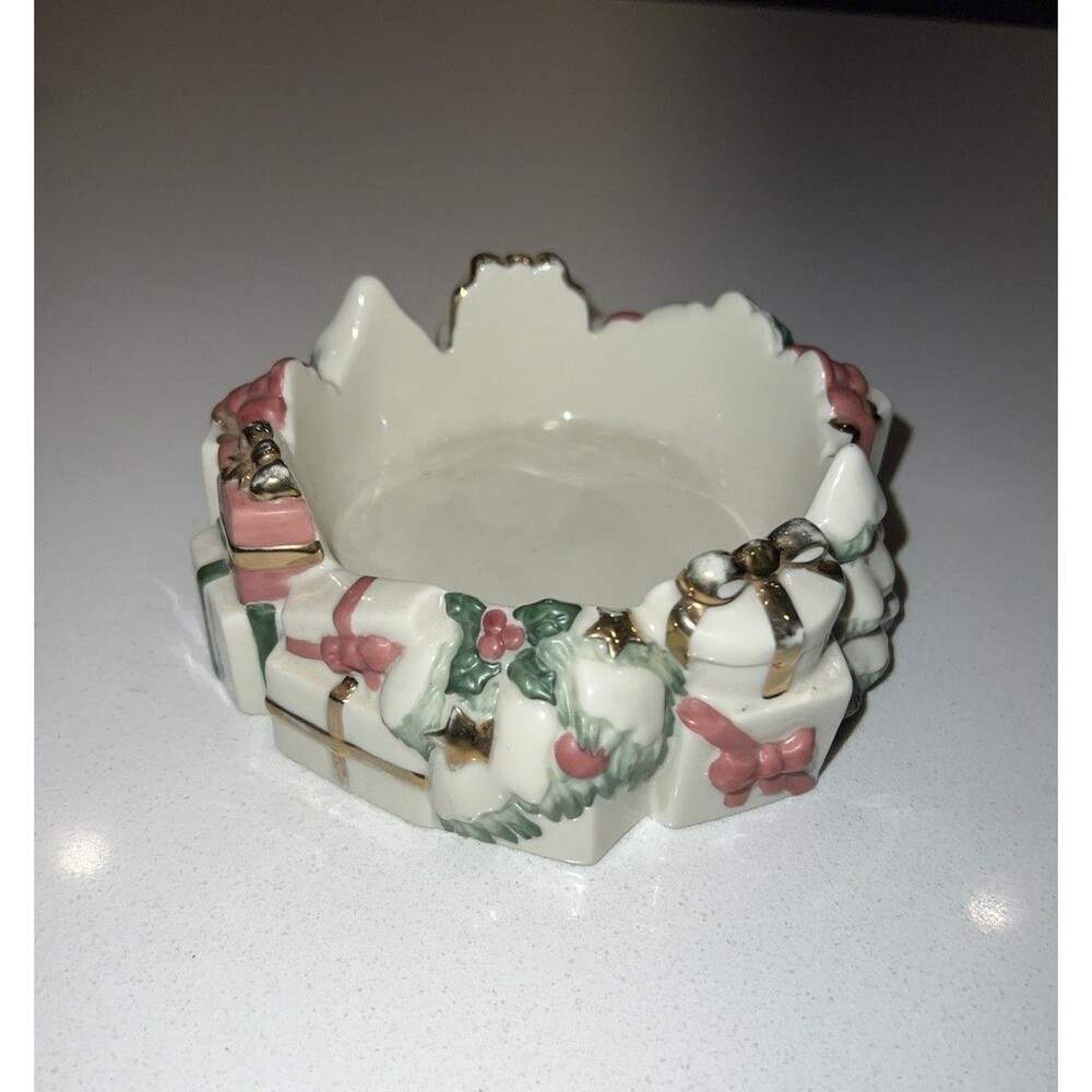 Lenox Hosting The Holidays Candle Jar Christmas Decoration Ornament Vintage
